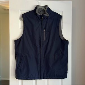 Men's Izod Navy Blue Vest, size large